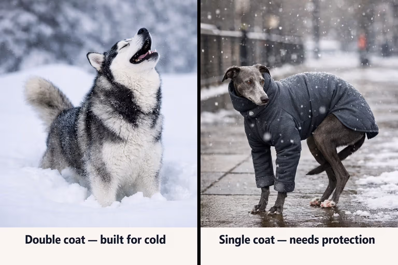 Breeds Built for Cold vs. Cold-Sensitive Breeds